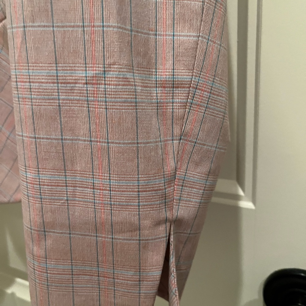 Etcetera Pink Skirt to matching Jacket Size 12 Stretch Material hidden pocket